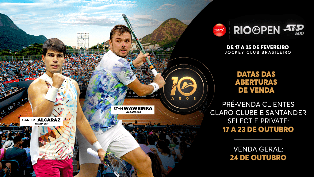 Rio Open já tem dois brasileiros confirmados para a edição de 2024